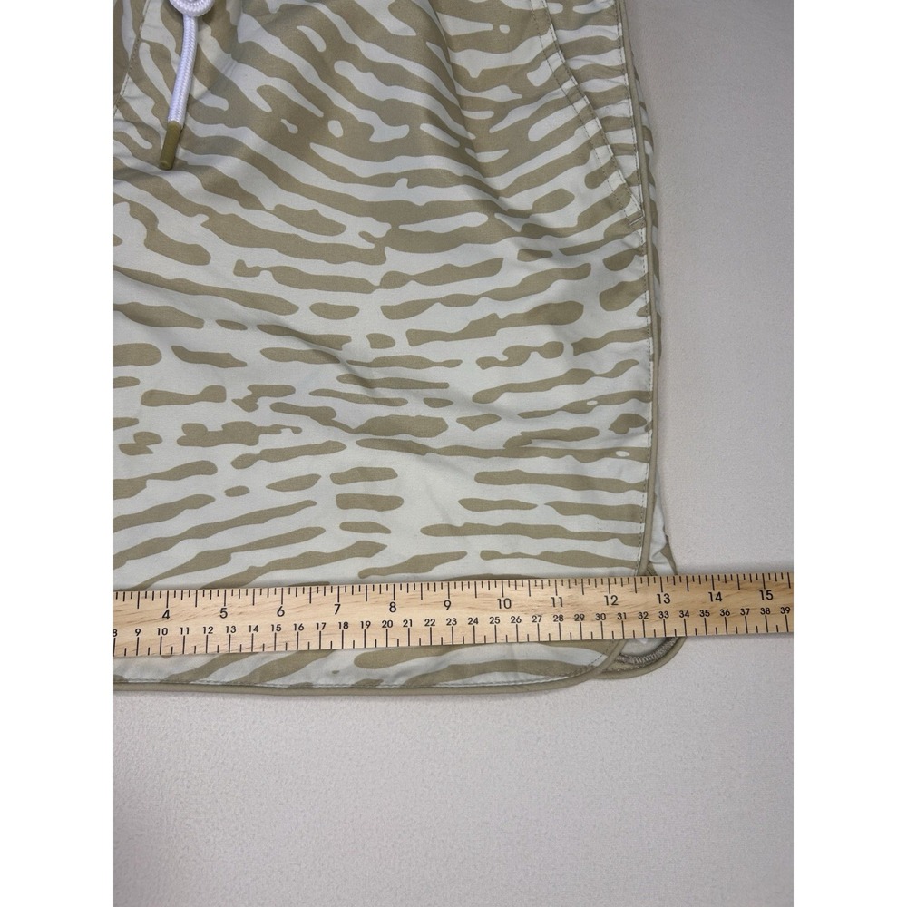 No Boundaries Men's Swim Trunks M 32-34 Tan Zebra Print Board Shorts Lined - Picture 6 of 9